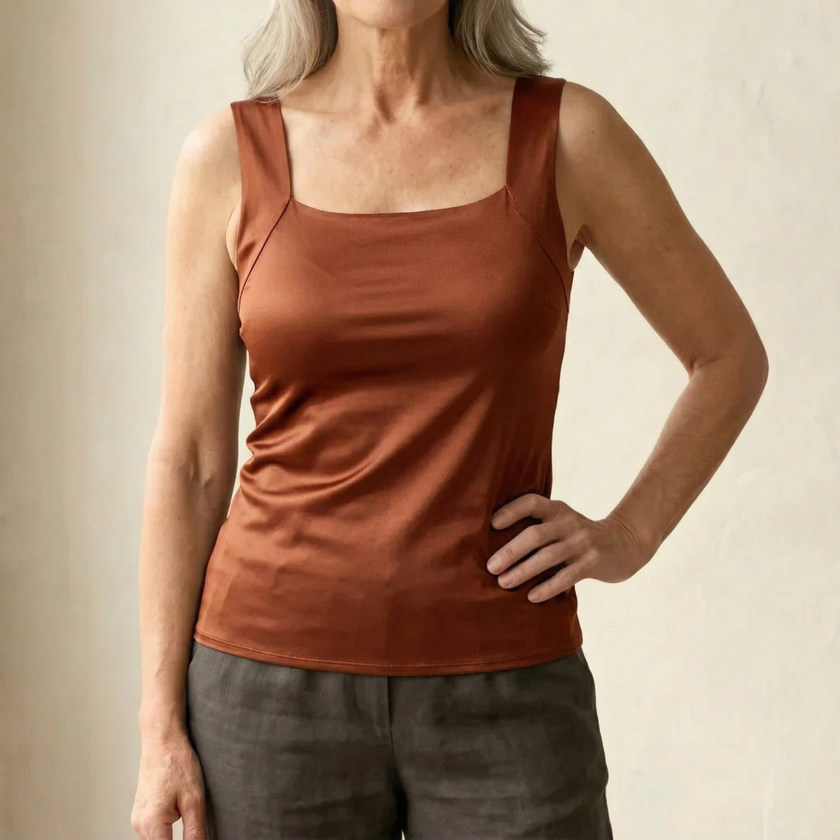 Emilie — Built-In Bra Comfort Tank Top