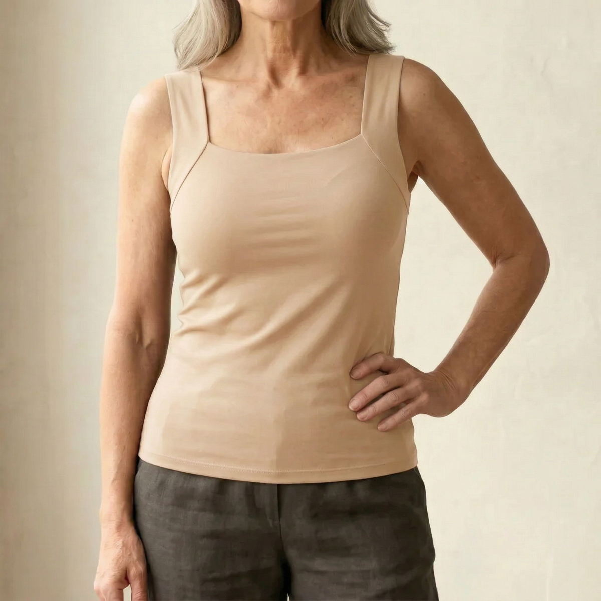 Emilie — Built-In Bra Comfort Tank Top