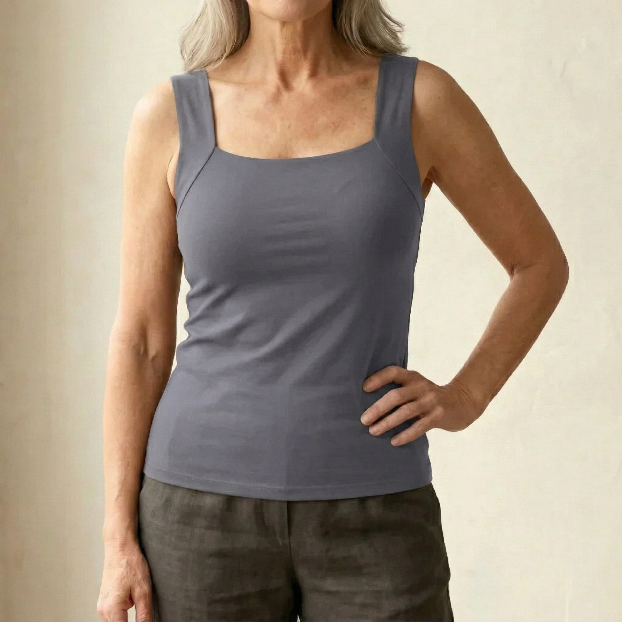 Emilie — Built-In Bra Comfort Tank Top