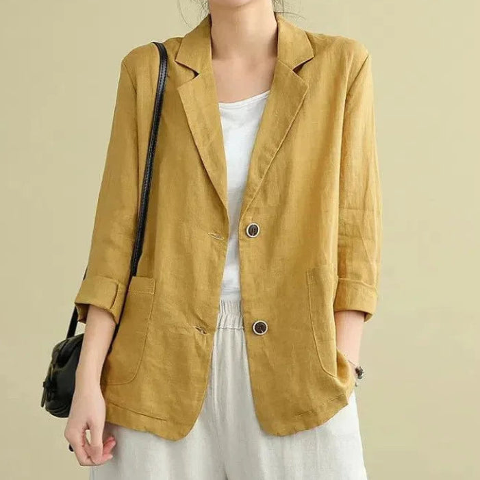 Josephine — Lightweight Cotton Blazer