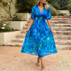 The Sylvie — Relaxed Floral Midi Dress