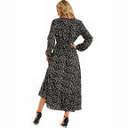 Charlotte — Soft-Stretch Smocked Floral Midi Dress