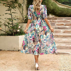 The Sylvie — Relaxed Floral Midi Dress