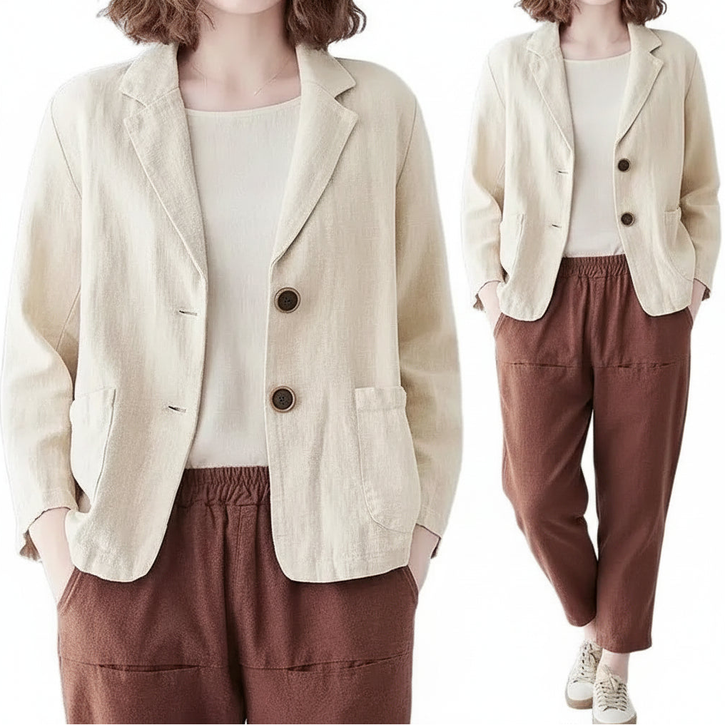 Josephine — Lightweight Cotton Blazer