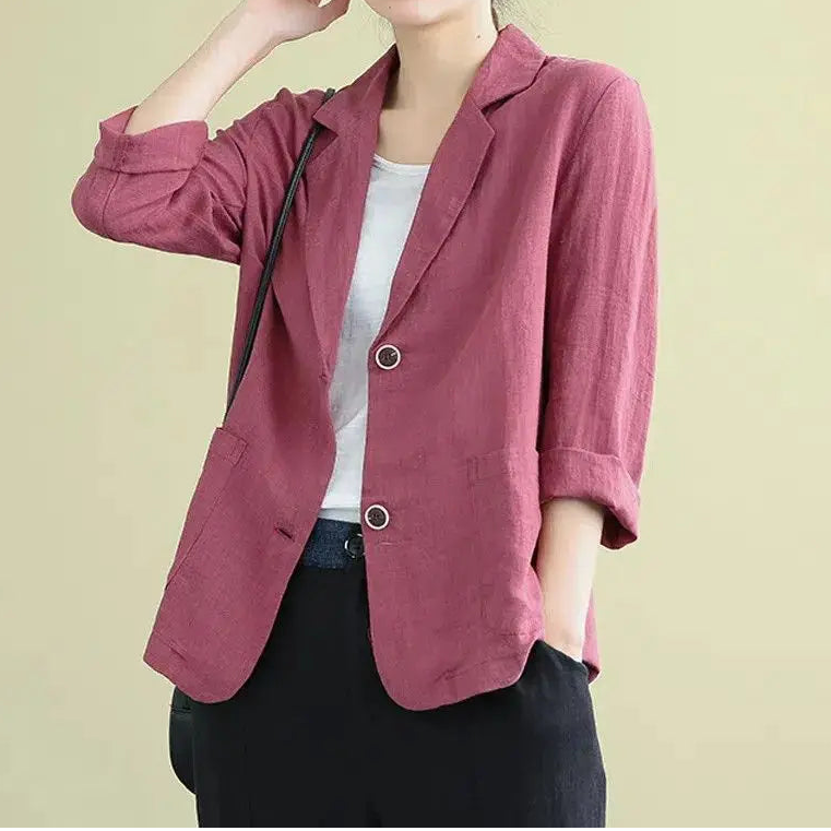 Josephine — Lightweight Cotton Blazer