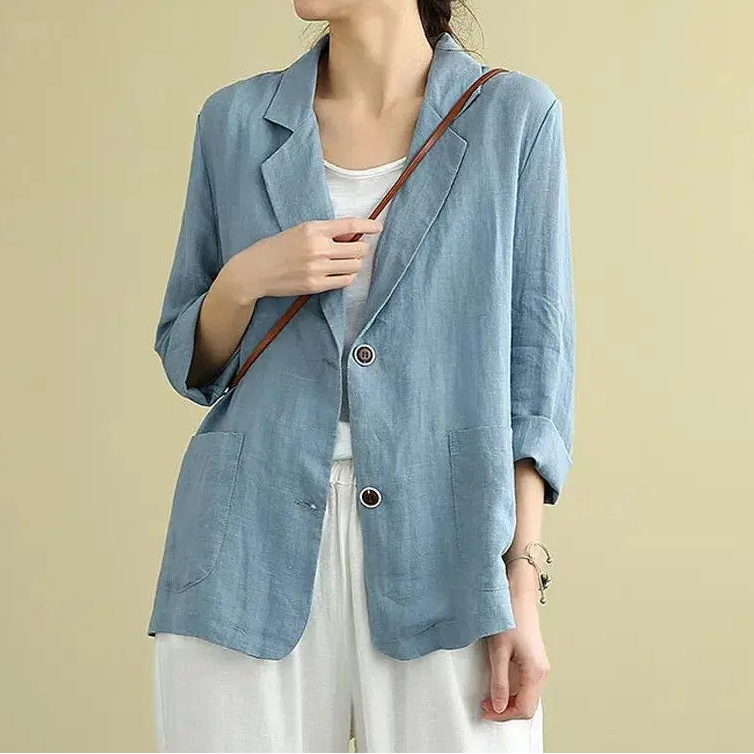 Josephine — Lightweight Cotton Blazer