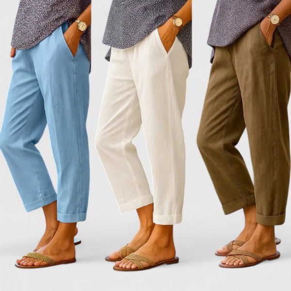 Margaux — Straight-Leg Summer Pants