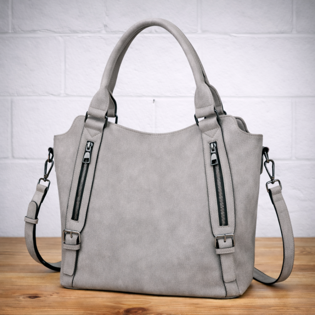The Anouk — structured soft-leather everyday bag