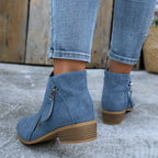 Vivienne — Easy Side-Zip Comfort Shoes