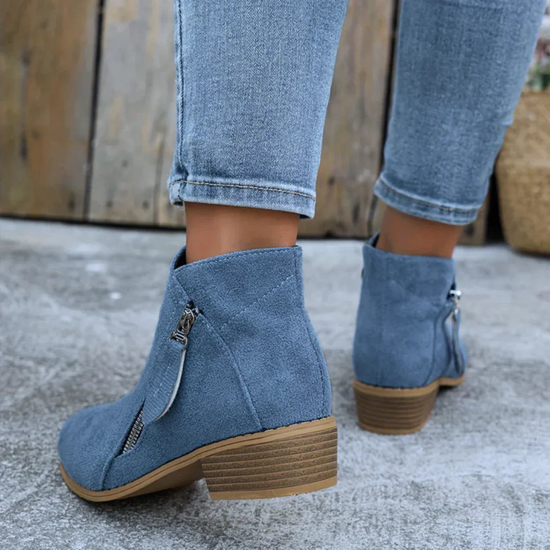 Vivienne — Easy Side-Zip Comfort Shoes