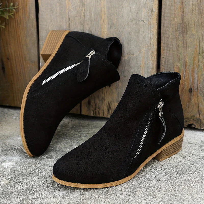 Vivienne — Easy Side-Zip Comfort Shoes