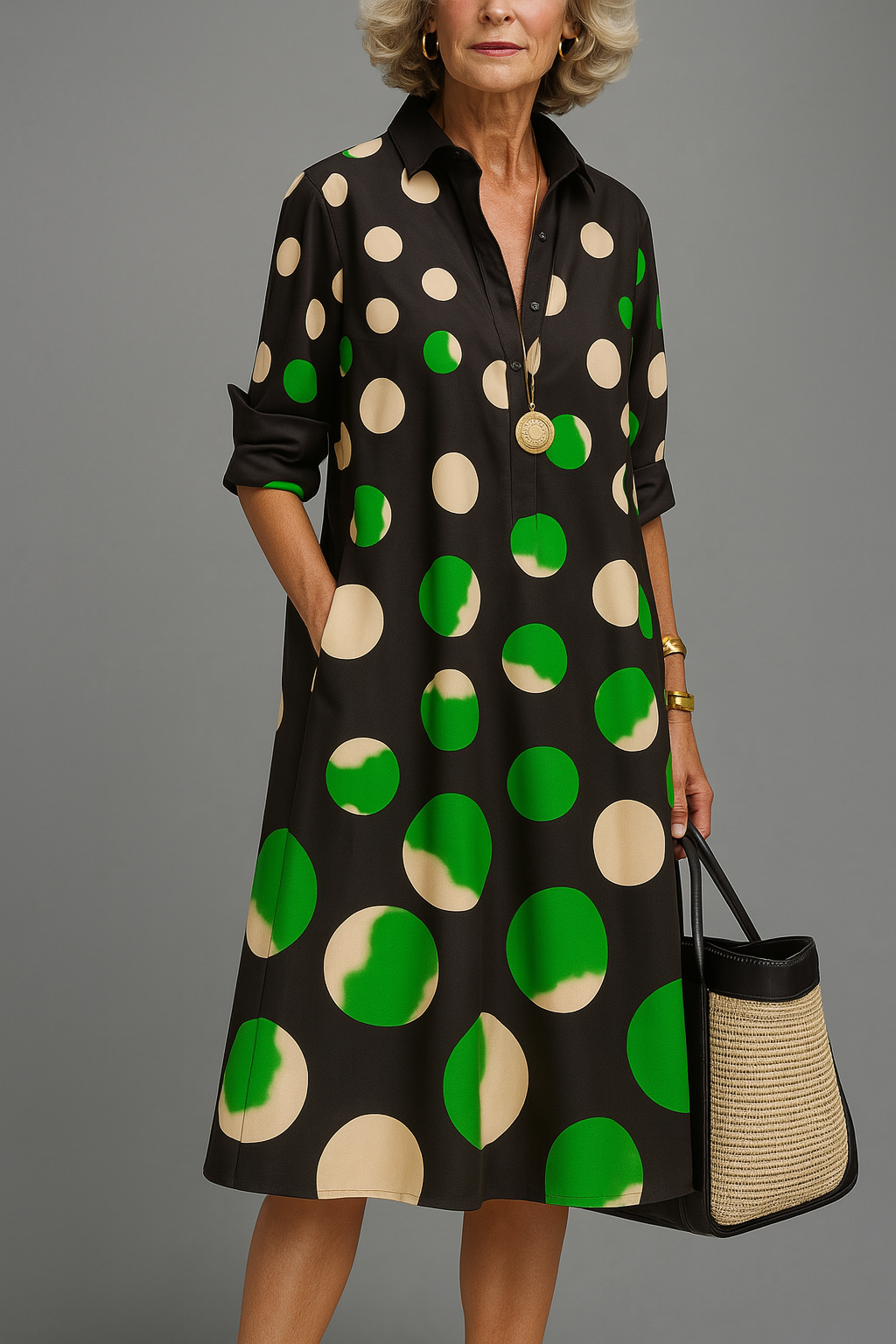 The Vivienne — Elegant Fitted Midi Dress
