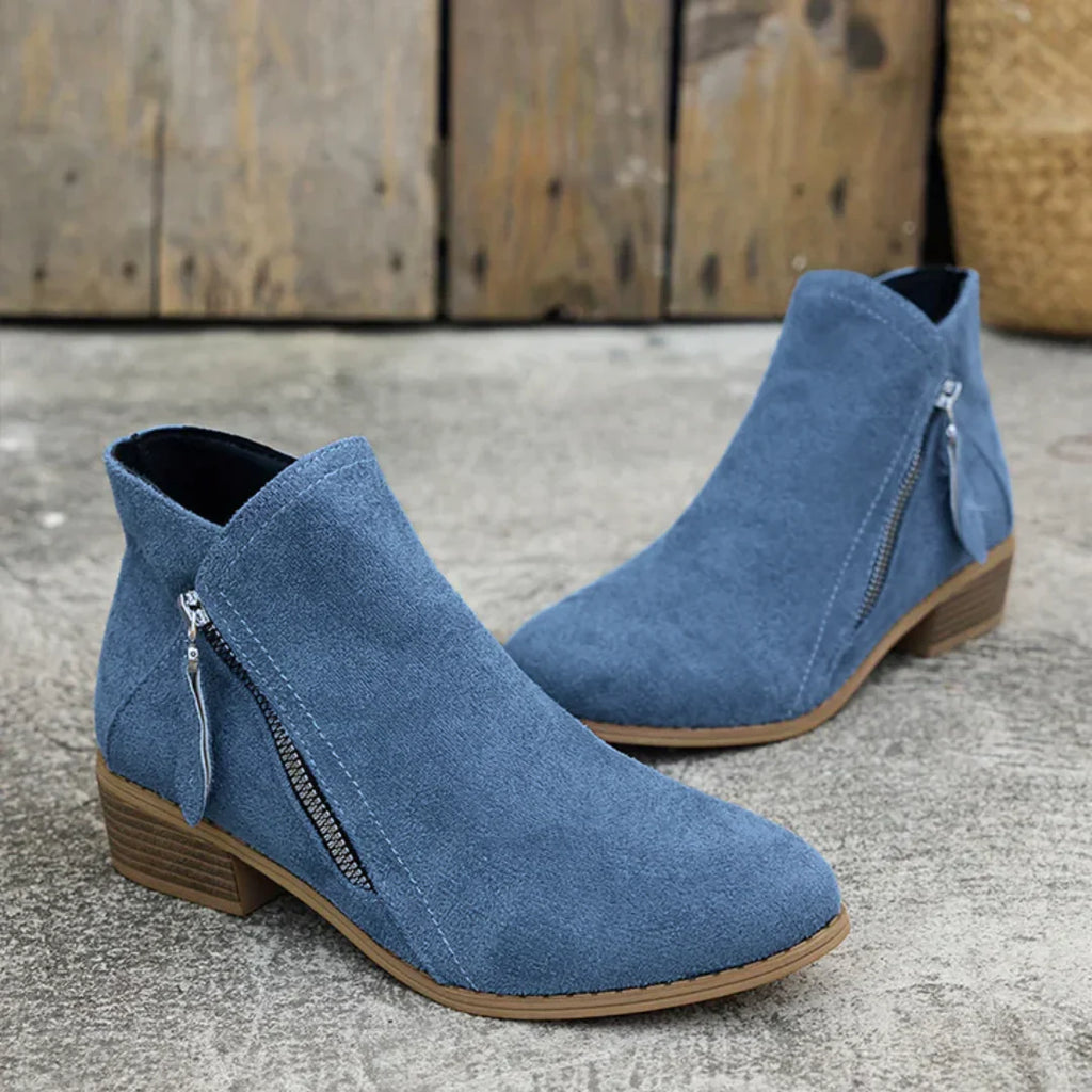 Vivienne — Easy Side-Zip Comfort Shoes