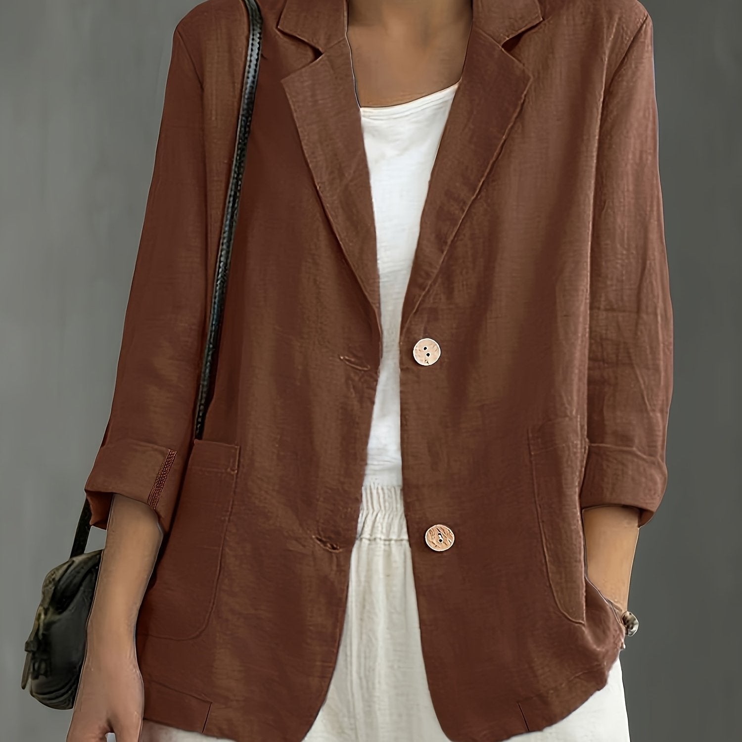 Colette – Soft Cotton-Blend Everyday Blazer