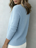 Margot — Soft V-Neck Knitted Cardigan