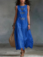Fiona maxi dress - Blue