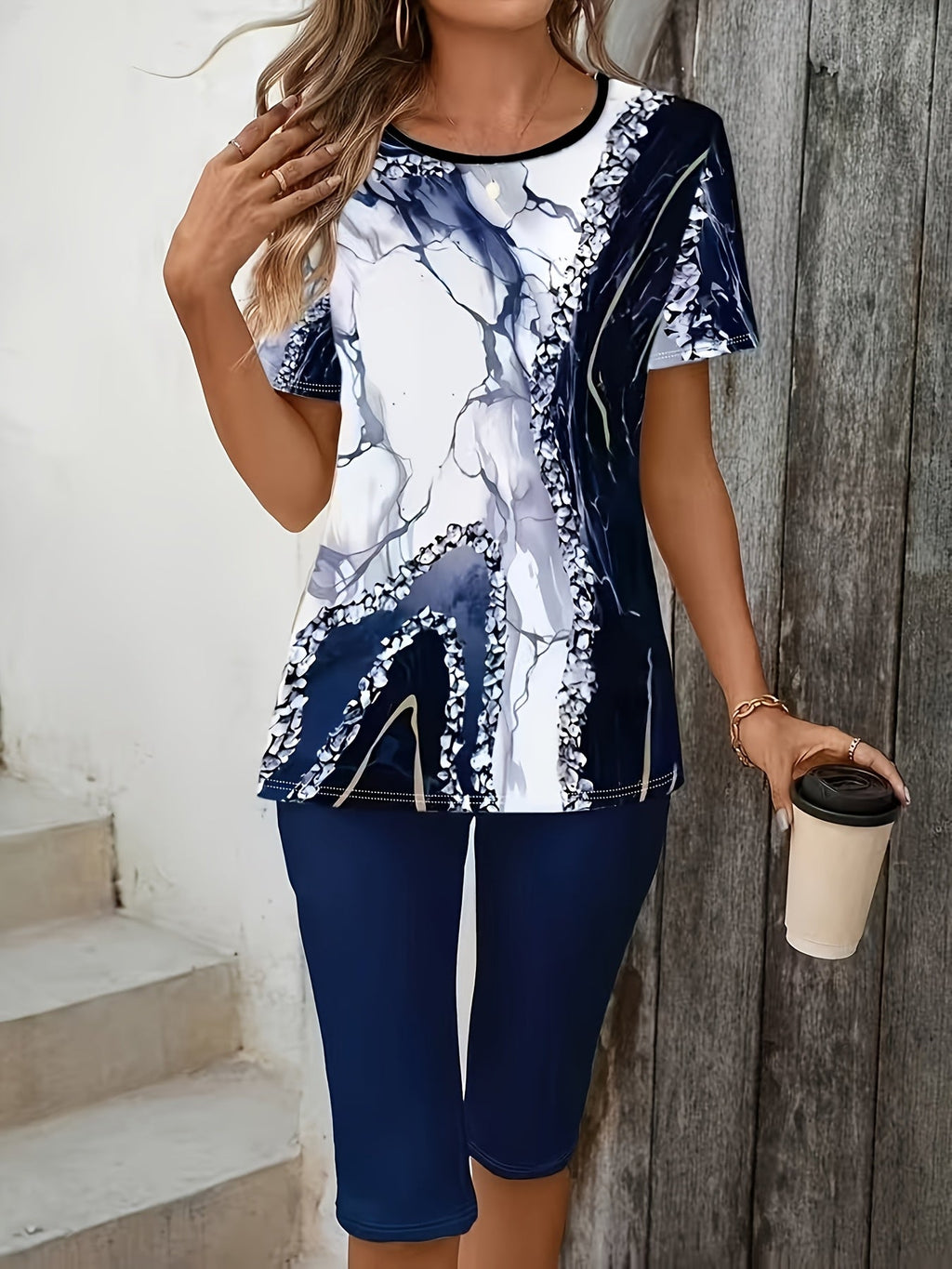 Emilie — Botanical 2 Piece Set Stretch