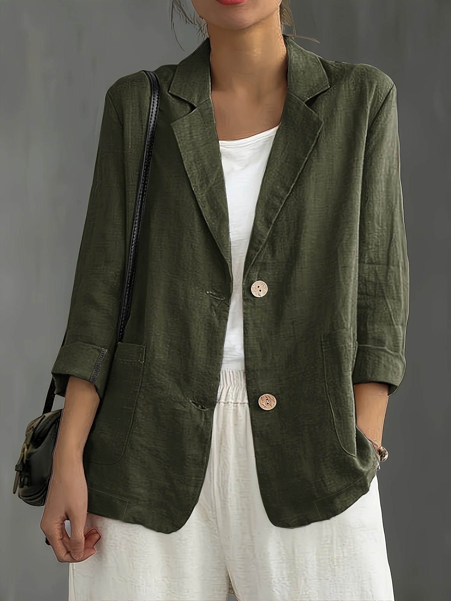 Colette – Soft Cotton-Blend Everyday Blazer