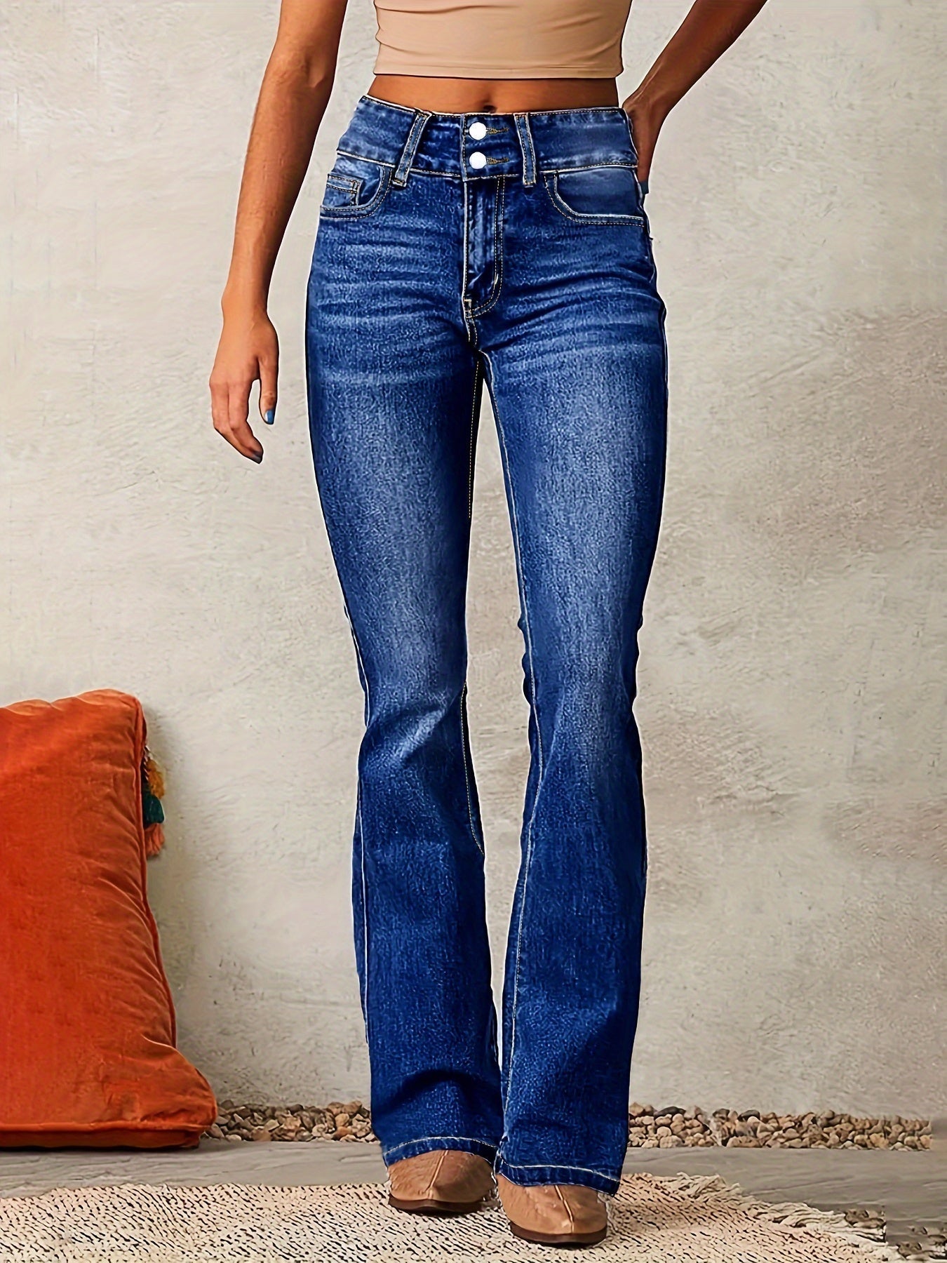 Margaux — High-Waisted Flared Jeans