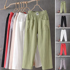 Margot — Ankle-Length Elastic Waist Pants
