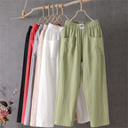 Margot — Ankle-Length Elastic Waist Pants