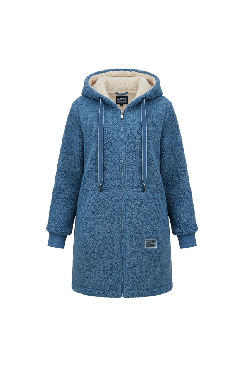 Rosalie — Cosy Zip-Up Fleece Pullover