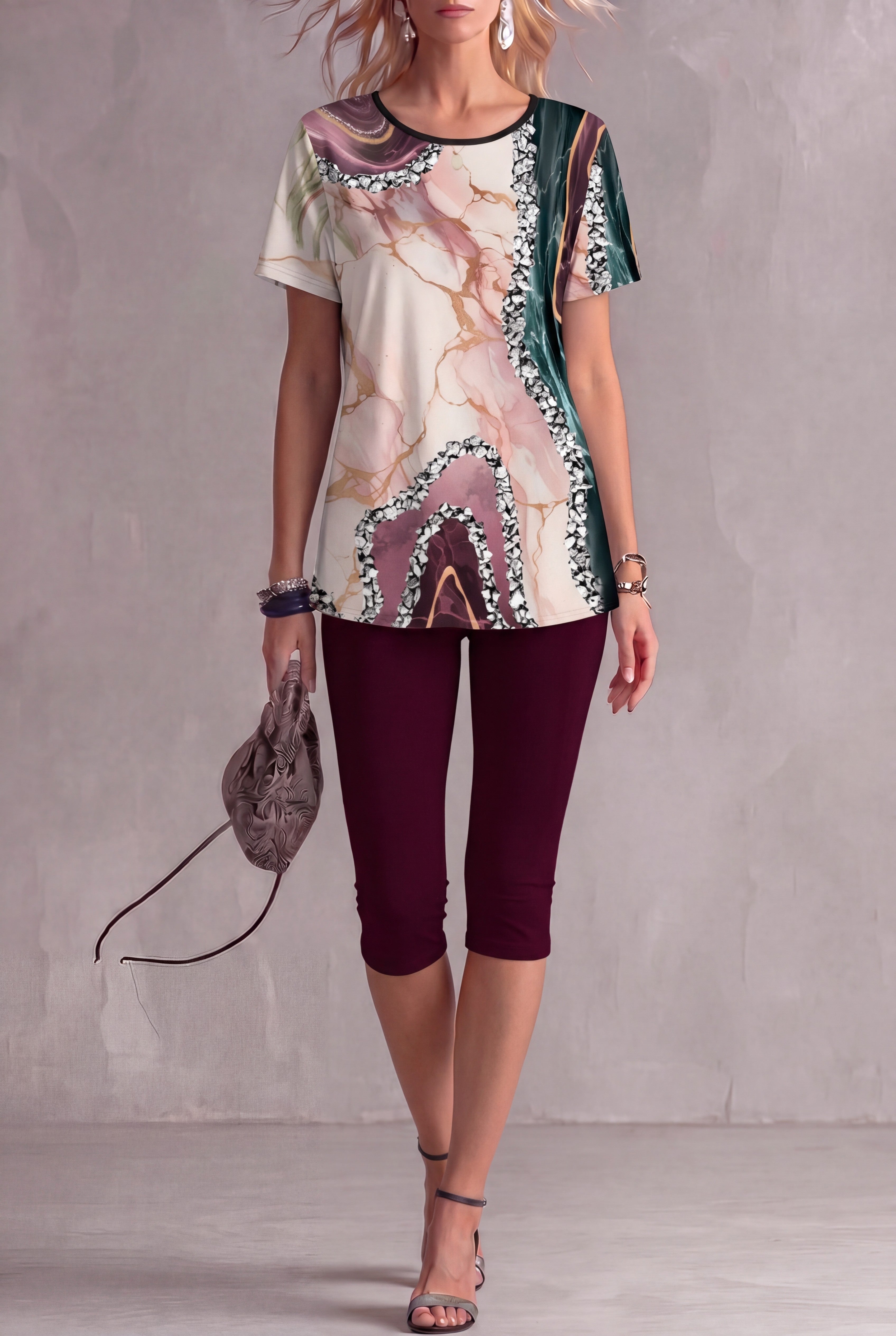 Emilie — Botanical 2 Piece Set Stretch