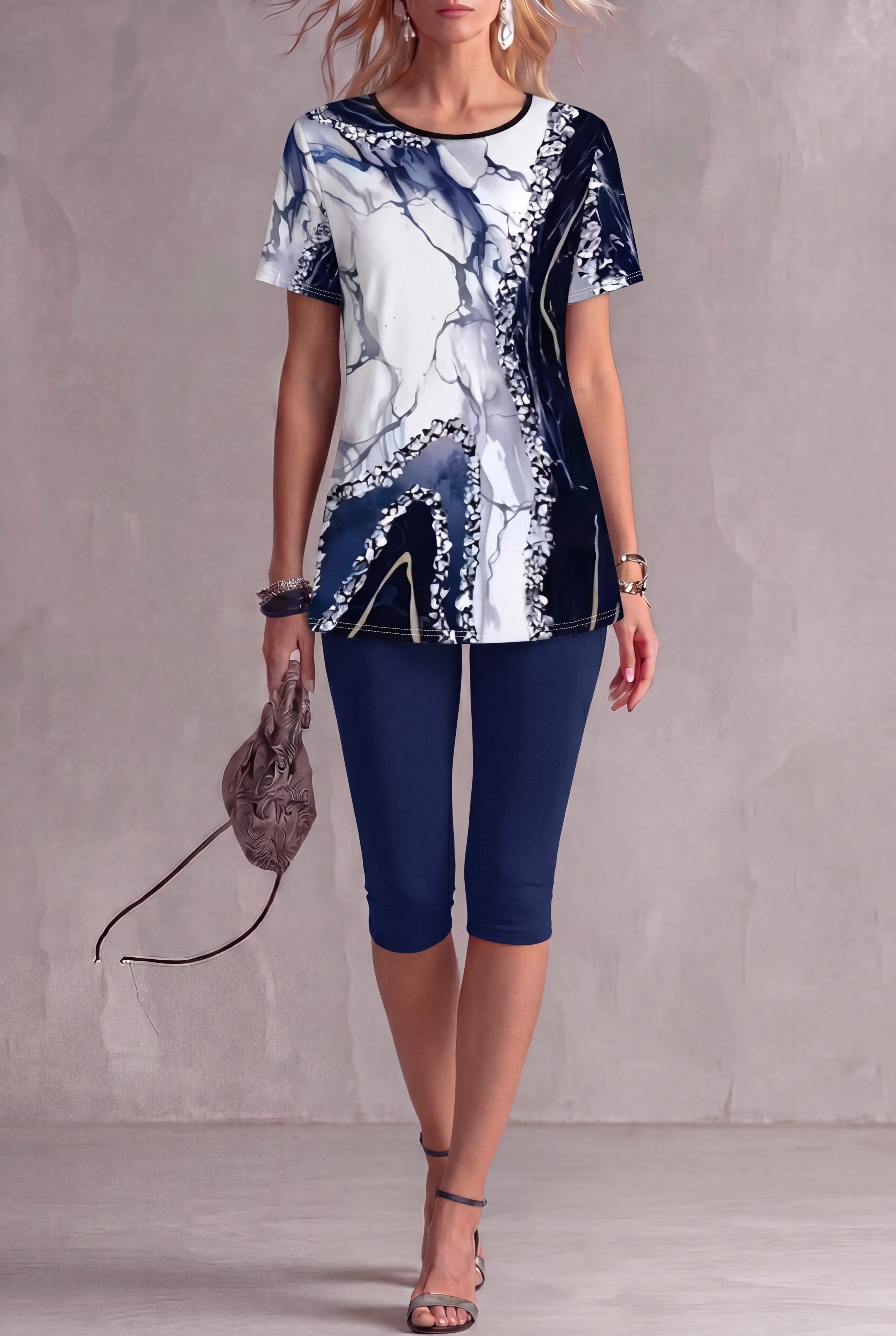 Emilie — Botanical 2 Piece Set Stretch