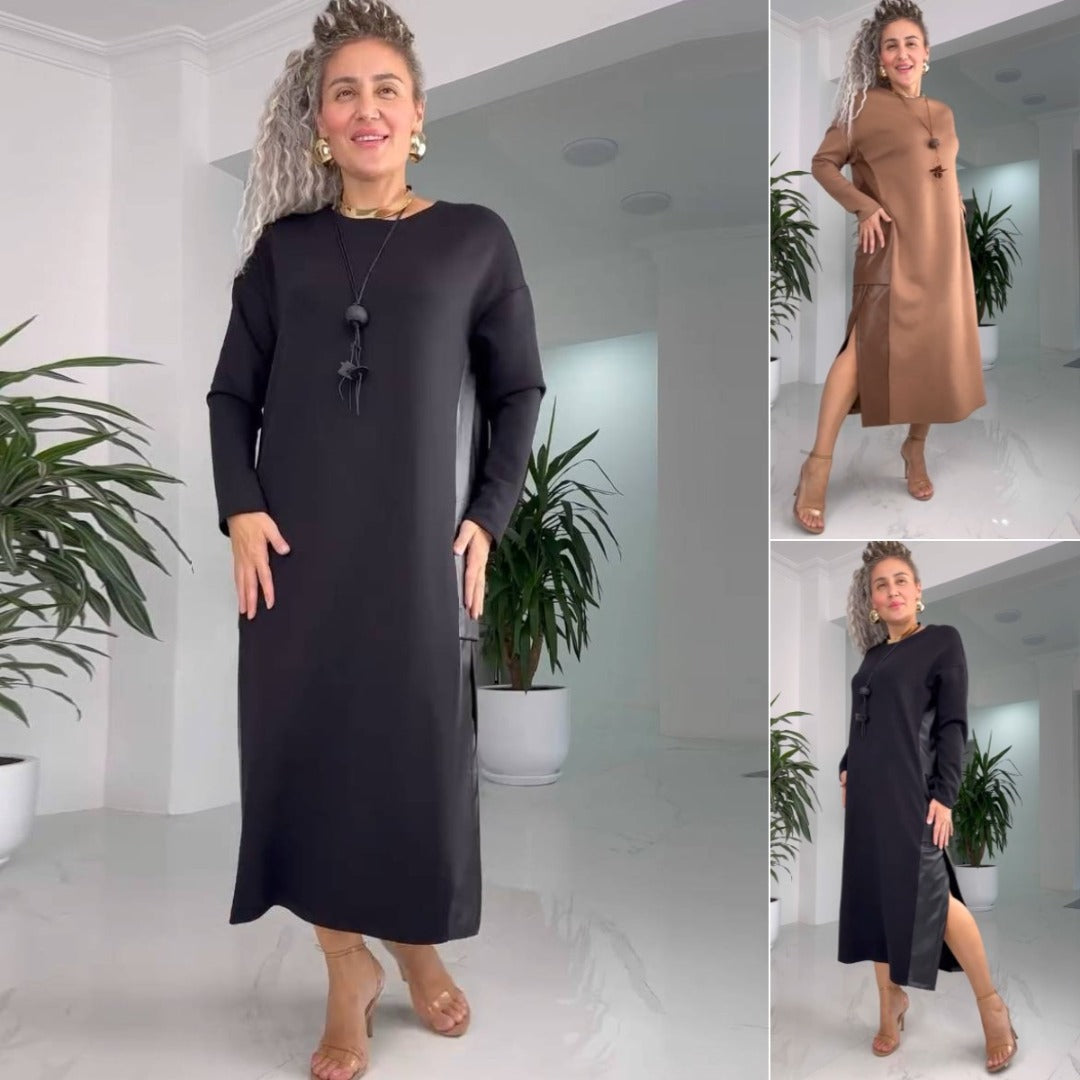The Geneviève — Classic Solid Sheath Midi