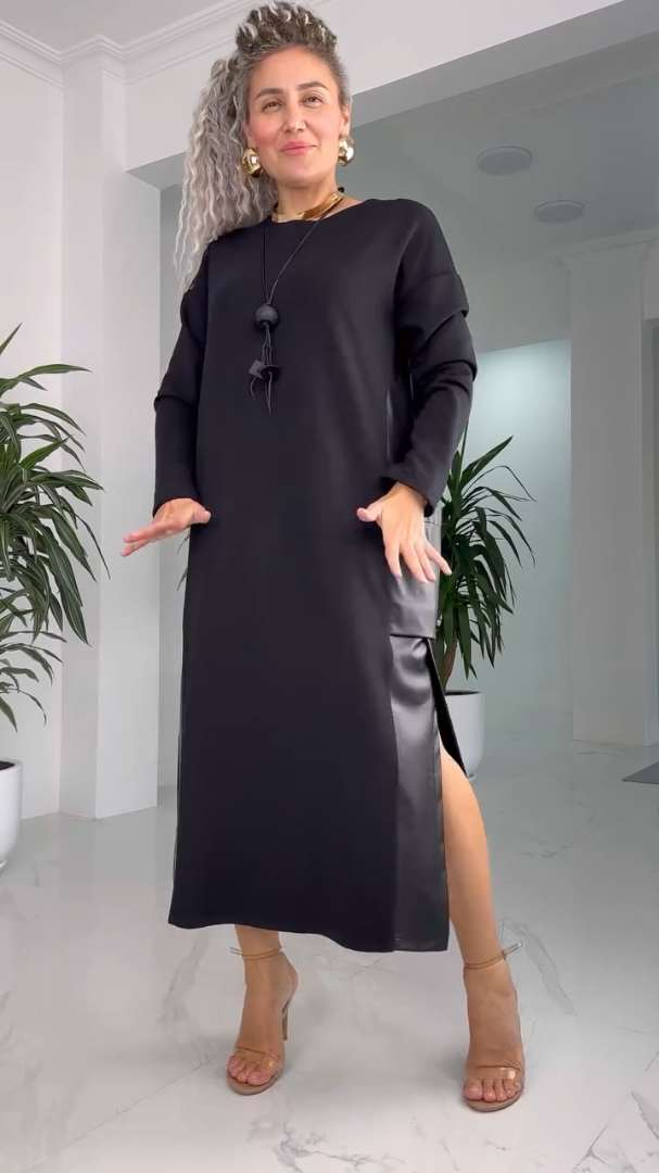 The Geneviève — Classic Solid Sheath Midi