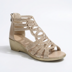 The Céleste — Sculpted Wedge Sandal