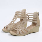 The Céleste — Sculpted Wedge Sandal