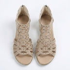 The Céleste — Sculpted Wedge Sandal