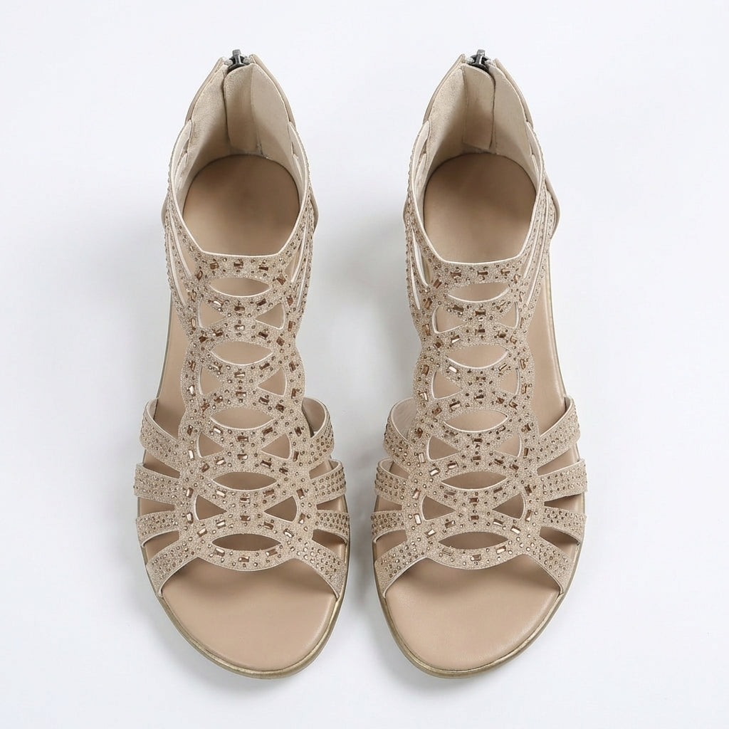The Céleste — Sculpted Wedge Sandal