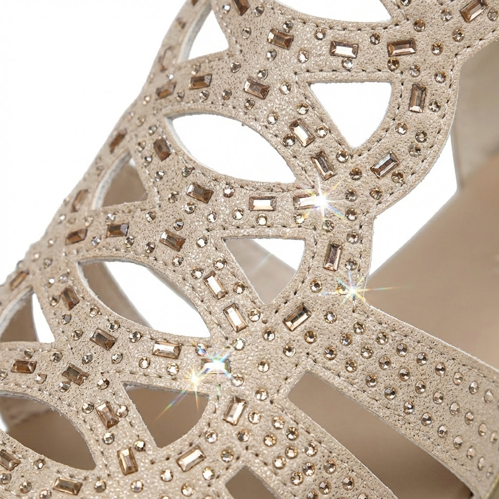 The Céleste — Sculpted Wedge Sandal