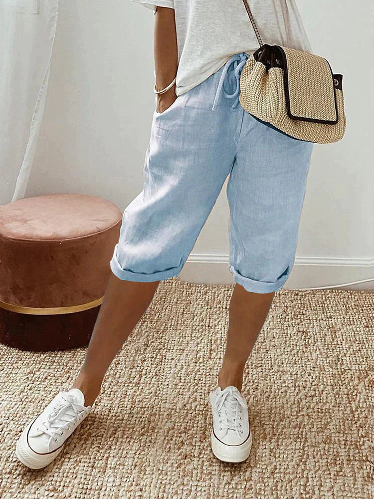 Margaux — Relaxed Cotton Shorts