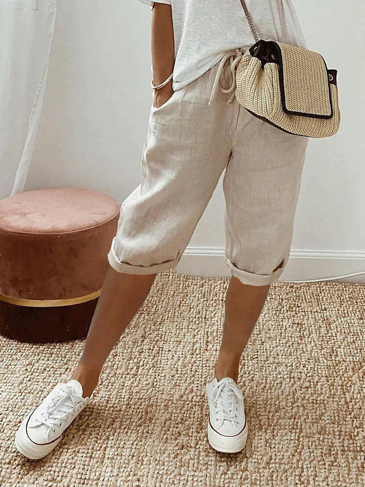 Margaux — Relaxed Cotton Shorts