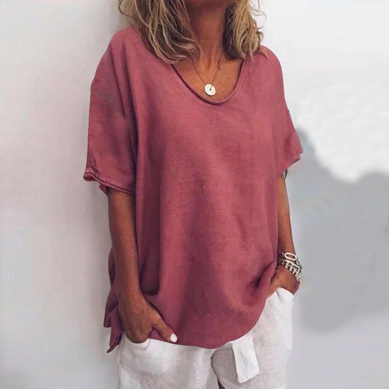 The Hortense — Weekend Solid Knit Top