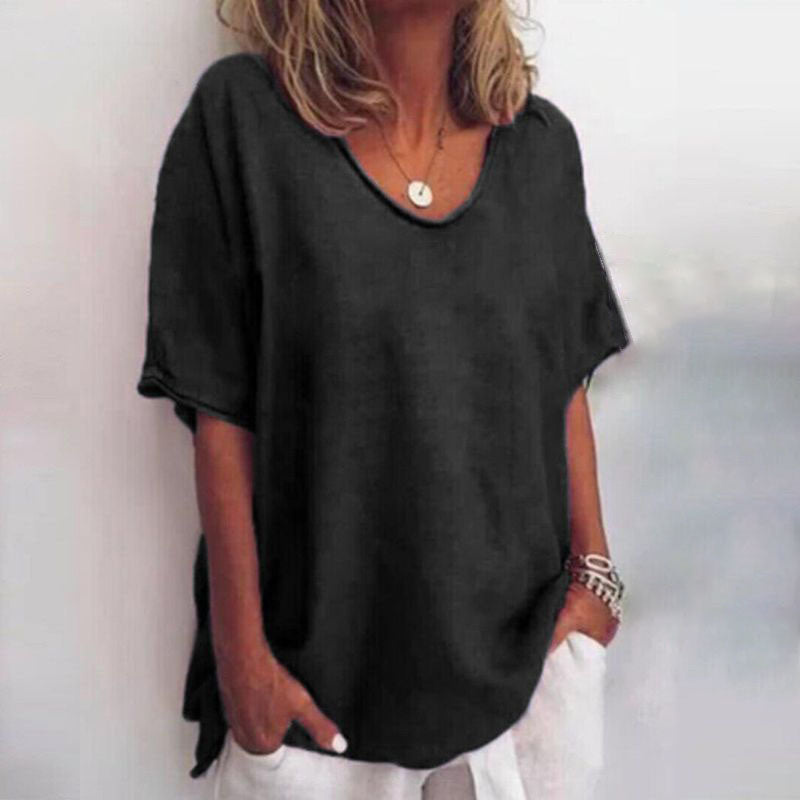 The Hortense — Weekend Solid Knit Top