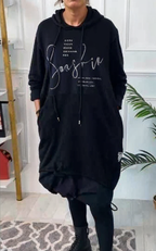 The Apolline — Hooded Soft Casual Dress