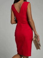 The Amelia — Fitted Evening Midi Dress