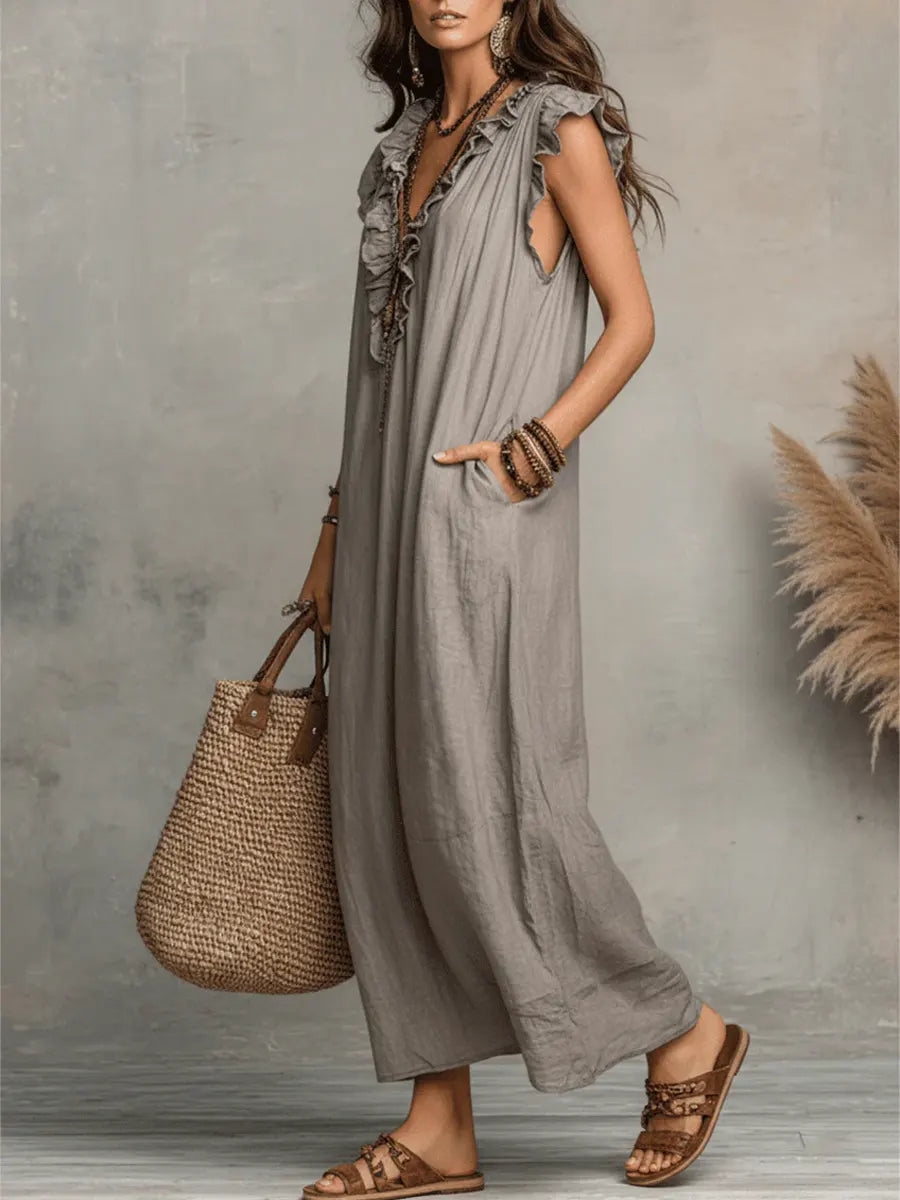 Anouk — Long Bohemian Cotton Dress