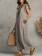 Anouk — Long Bohemian Cotton Dress