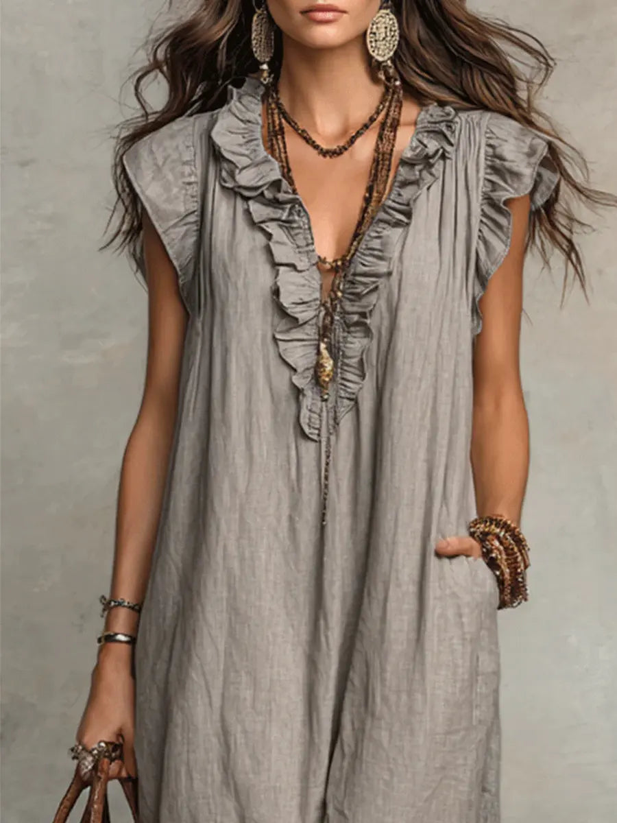 Anouk — Long Bohemian Cotton Dress