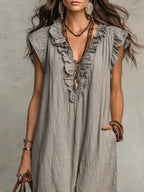 Anouk — Long Bohemian Cotton Dress