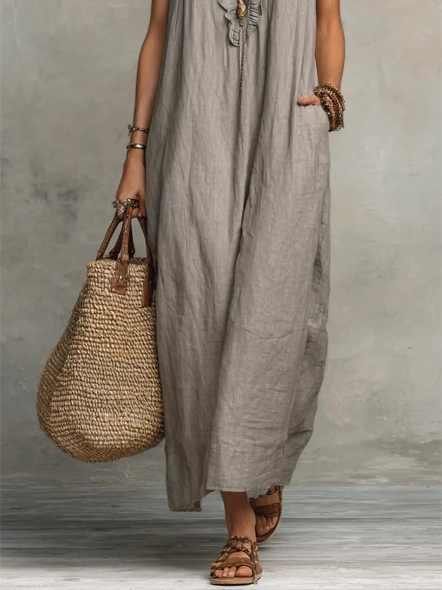 Anouk — Long Bohemian Cotton Dress