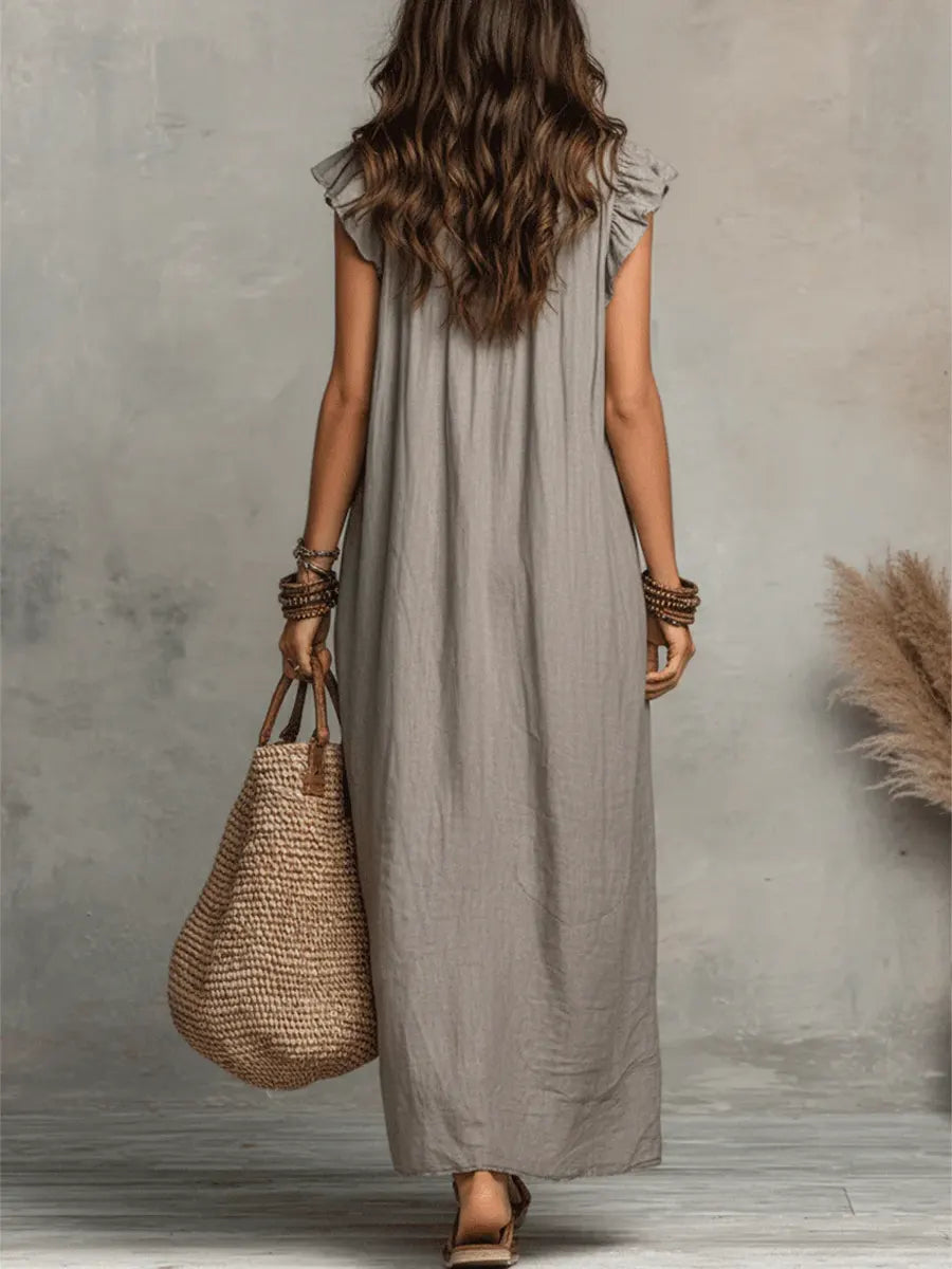 Anouk — Long Bohemian Cotton Dress