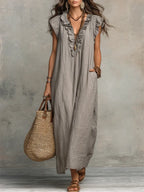 Anouk — Long Bohemian Cotton Dress
