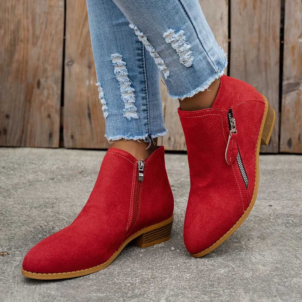 Vivienne — Easy Side-Zip Comfort Shoes
