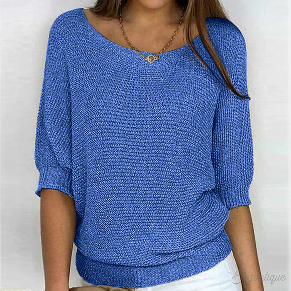 The Seraphina — Ribbed Knit Sweater